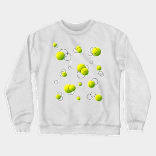 Geometric green and yellow Crewneck Sweatshirt